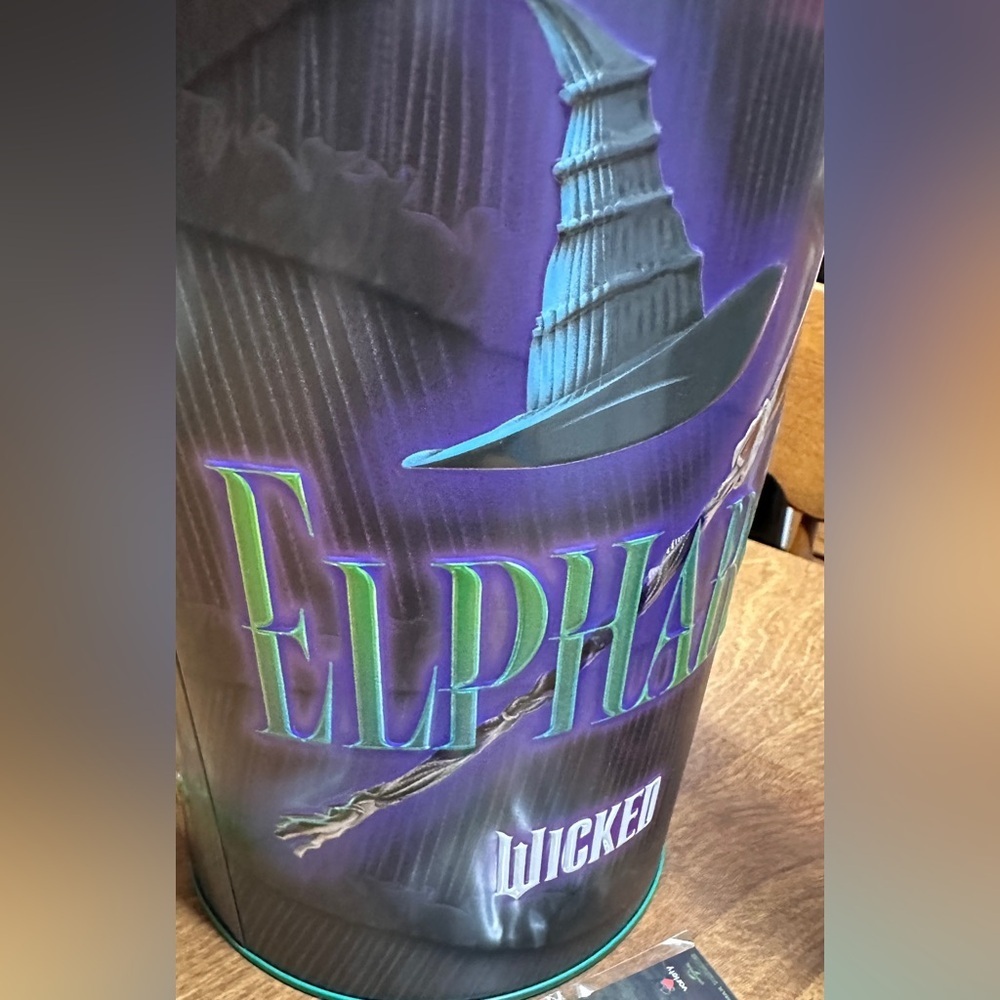 Wicked- Elphaba AMC Popcorn Tin, New, Unused